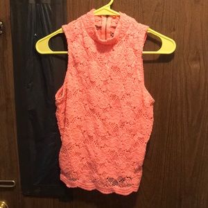 Small Charlotte Russe hot pink blouse